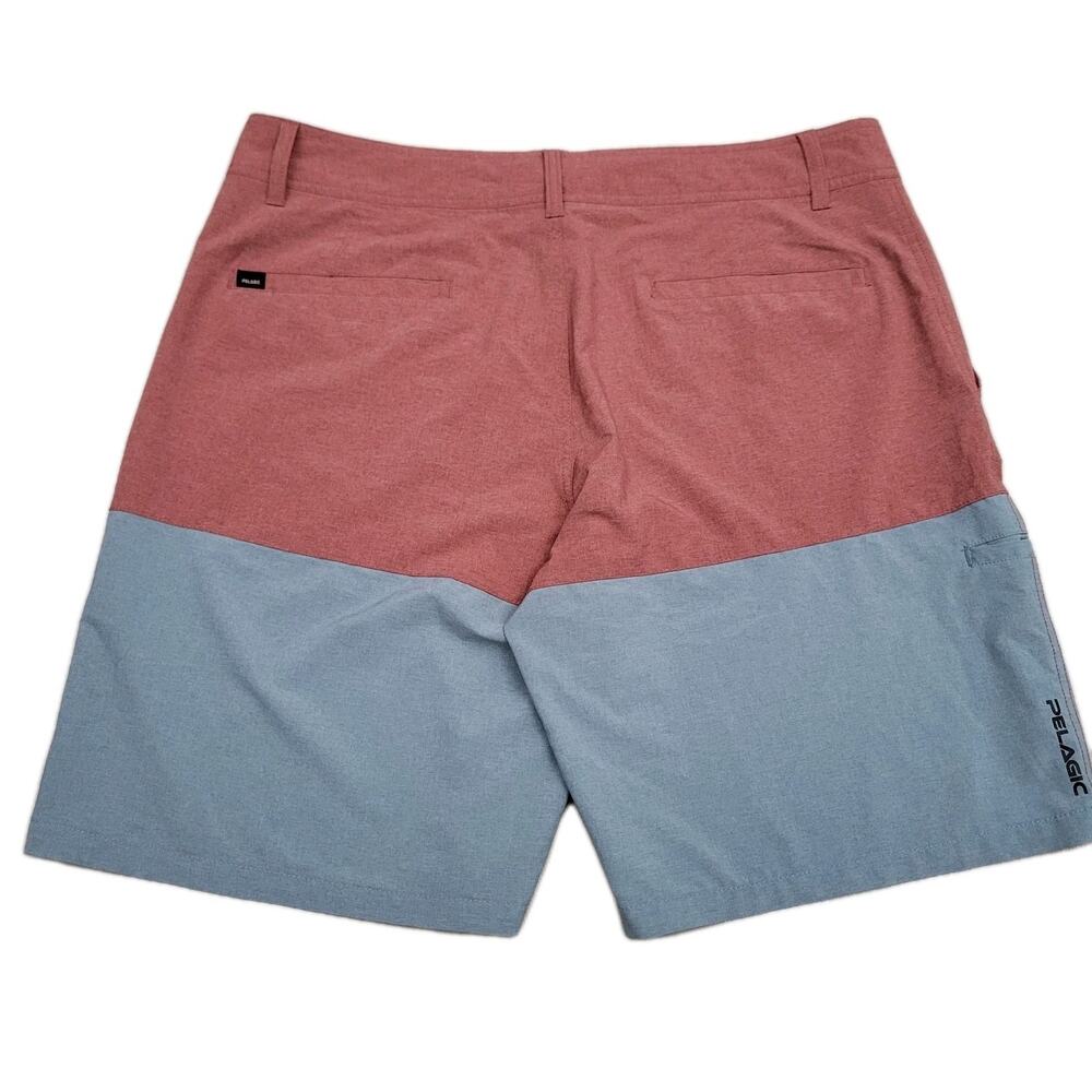 Pelagic Board Shorts Mens Hybrid Deep Sea Performance 38 Swim Trunks - Picture 5 of 12